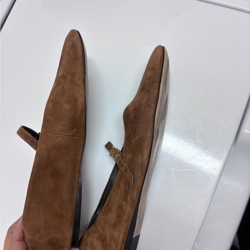 Elegant Brown Suede Women's‎ Shoes - Picture 6 of 8